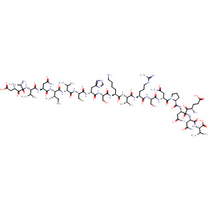 496941-72-1  L-Valine,L-a-aspartyl-L-alanyl-L-valyl-L-asparaginyl-L-isoleucyl-L-valyl-L-cysteinyl-L-histidyl-L-seryl-L-lysyl-L-threonyl-L-arginyl-L-seryl-L-asparaginyl-L-prolyl-L-a-glutamyl-L-asparaginyl-L-asparaginyl-