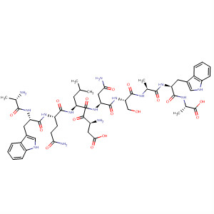 496942-20-2  L-Alanine,L-alanyl-L-tryptophyl-L-glutaminyl-L-a-aspartyl-L-leucyl-L-asparaginyl-L-seryl-L-alanyl-L-tryptophyl-