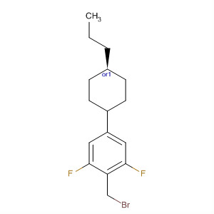 496949-21-4  Benzene, 2-(bromomethyl)-1,3-difluoro-5-(trans-4-propylcyclohexyl)-