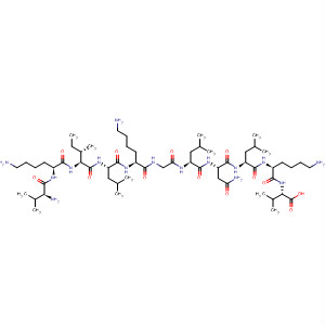 496953-98-1  L-Valine,L-valyl-L-lysyl-L-isoleucyl-L-leucyl-L-lysylglycyl-L-leucyl-L-asparaginyl-L-leucyl-L-lysyl- 496953-98-1  L-Valine,L-valyl-L-lysyl-L-isoleucyl-L-leucyl-L-lysylglycyl-L-leucyl-L-asparaginyl-L-leucyl-L-lysyl-