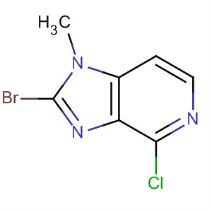 496955-66-9  1H-Imidazo[4,5-c]pyridine, 2-bromo-4-chloro-1-methyl-