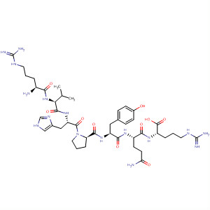 496957-91-6  L-Arginine, L-arginyl-L-valyl-L-histidyl-L-prolyl-L-tyrosyl-L-glutaminyl-