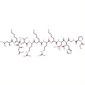 496957-93-8  L-Histidine,L-leucyl-L-a-aspartyl-L-lysyl-L-valyl-L-arginyl-L-lysyl-L-arginyl-L-lysyl-L-leucylglycyl-L-prolylglycyl-