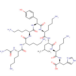 496958-02-2  L-Histidine, glycyl-L-lysyl-L-lysyl-L-lysyl-L-tyrosyl-L-lysyl-L-leucyl-L-lysyl-