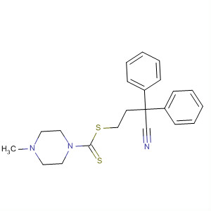 496958-20-4  1-Piperazinecarbodithioic acid, 4-methyl-, 3-cyano-3,3-diphenylpropylester