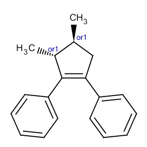 497067-04-6  Benzene, 1,1'-[(3R,4S)-3,4-dimethyl-1-cyclopentene-1,2-diyl]bis-, rel-