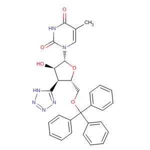 497068-94-7  Thymidine, 3'-deoxy-3'-(1H-tetrazol-5-yl)-5'-O-(triphenylmethyl)-