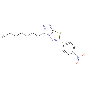 497071-42-8  1,2,4-Triazolo[3,4-b][1,3,4]thiadiazole, 3-heptyl-6-(4-nitrophenyl)-