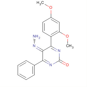 497074-51-8  2(1H)-Pyrimidinone, 4-(2,4-dimethoxyphenyl)-6-phenyl-, hydrazone