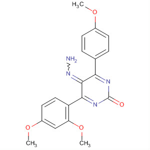 497074-61-0  2(1H)-Pyrimidinone, 4-(2,4-dimethoxyphenyl)-6-(4-methoxyphenyl)-,hydrazone