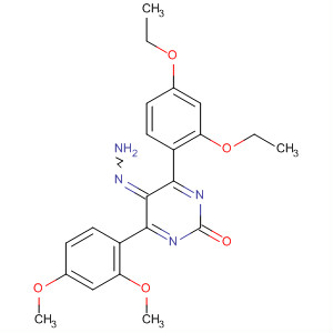 497074-66-5  2(1H)-Pyrimidinone, 4-(2,4-diethoxyphenyl)-6-(2,4-dimethoxyphenyl)-,hydrazone