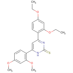 497074-73-4  2(1H)-Pyrimidinethione,4-(2,4-diethoxyphenyl)-6-(2,4-dimethoxyphenyl)-