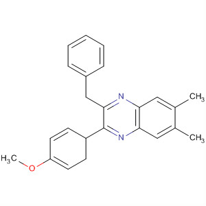 497080-91-8  Quinoxaline,1,2-dihydro-3-(4-methoxyphenyl)-6,7-dimethyl-2-(phenylmethyl)-