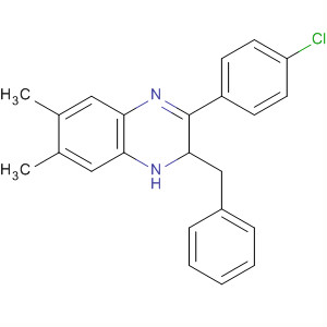 497080-92-9  Quinoxaline,3-(4-chlorophenyl)-1,2-dihydro-6,7-dimethyl-2-(phenylmethyl)-