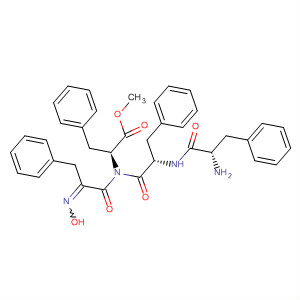 497091-77-7  L-Phenylalanine,N-[2-(hydroxyimino)-1-oxo-3-phenylpropyl]-L-phenylalanyl-L-phenylalanyl-, methyl ester