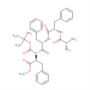 497091-80-2  L-Phenylalanine,N-[(1,1-dimethylethoxy)carbonyl]-L-alanyl-L-phenylalanyl-L-phenylalanyl-,methyl ester