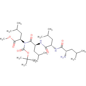 497092-01-0  L-Leucine, N-[(1,1-dimethylethoxy)carbonyl]-D-leucyl-L-leucyl-L-leucyl-,methyl ester