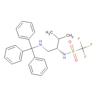 497118-39-5  Methanesulfonamide,1,1,1-trifluoro-N-[(1S)-2-methyl-1-[[(triphenylmethyl)amino]methyl]propyl]-