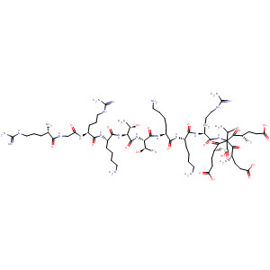 497146-47-1  L-Valine,L-arginylglycyl-L-arginyl-L-lysyl-L-threonyl-L-threonyl-L-lysyl-L-lysyl-L-arginyl-L-a-glutamyl-L-a-glutamyl-L-a-glutamyl- 497146-47-1  L-Valine,L-arginylglycyl-L-arginyl-L-lysyl-L-threonyl-L-threonyl-L-lysyl-L-lysyl-L-arginyl-L-a-glutamyl-L-a-glutamyl-L-a-glutamyl-