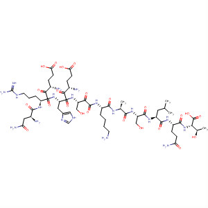 497146-55-1  L-Threonine,L-asparaginyl-L-a-glutamyl-L-arginyl-L-a-glutamyl-L-histidyl-L-seryl-L-methionyl-L-lysyl-L-alanyl-L-seryl-L-leucyl-L-glutaminyl- 497146-55-1  L-Threonine,L-asparaginyl-L-a-glutamyl-L-arginyl-L-a-glutamyl-L-histidyl-L-seryl-L-methionyl-L-lysyl-L-alanyl-L-seryl-L-leucyl-L-glutaminyl-