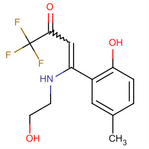 497147-52-1  3-Buten-2-one,1,1,1-trifluoro-4-[(2-hydroxyethyl)amino]-4-(2-hydroxy-5-methylphenyl)-