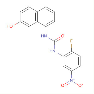 497149-59-4  Urea, N-(2-fluoro-5-nitrophenyl)-N'-(7-hydroxy-1-naphthalenyl)-