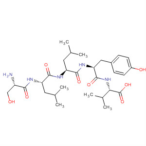 497153-79-4  L-Valine, L-seryl-L-leucyl-L-leucyl-L-tyrosyl- 497153-79-4  L-Valine, L-seryl-L-leucyl-L-leucyl-L-tyrosyl-