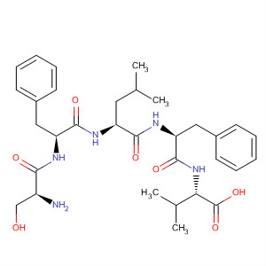 497153-81-8  L-Valine, L-seryl-L-phenylalanyl-L-leucyl-L-phenylalanyl- 497153-81-8  L-Valine, L-seryl-L-phenylalanyl-L-leucyl-L-phenylalanyl-