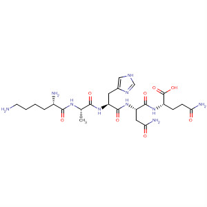 497153-83-0  L-Glutamine, L-lysyl-L-alanyl-L-histidyl-L-asparaginyl-