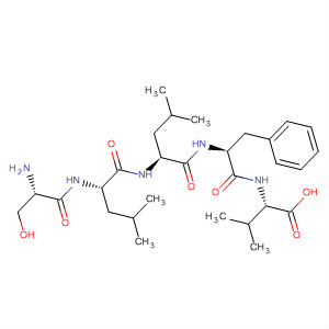 497153-85-2  L-Valine, L-seryl-L-leucyl-L-leucyl-L-phenylalanyl- 497153-85-2  L-Valine, L-seryl-L-leucyl-L-leucyl-L-phenylalanyl-