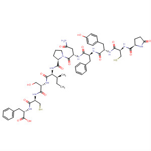 497155-34-7  L-Phenylalanine,5-oxo-L-prolyl-L-cysteinyl-L-tyrosyl-L-phenylalanyl-L-asparaginyl-L-prolyl-L-isoleucyl-L-seryl-L-cysteinyl-