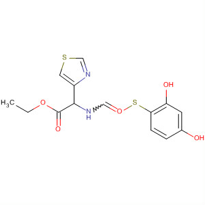 497156-38-4  4-Thiazoleacetic acid, 2-[[(2,4-dihydroxyphenyl)thioxomethyl]amino]-,ethyl ester