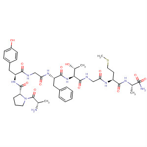 497157-11-6  L-Alaninamide,L-alanyl-L-prolyl-L-tyrosylglycyl-L-phenylalanyl-L-threonylglycyl-L-methionyl-