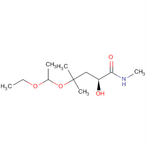 497157-65-0  Pentanamide, 4-(1-ethoxyethoxy)-2-hydroxy-N,4-dimethyl-, (2S)- 497157-65-0  Pentanamide, 4-(1-ethoxyethoxy)-2-hydroxy-N,4-dimethyl-, (2S)-