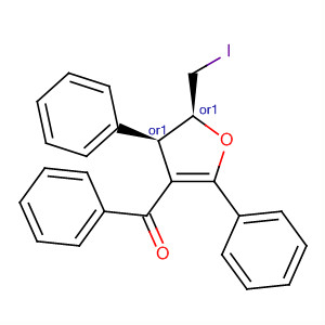 497158-01-7  Methanone,[(4R,5S)-4,5-dihydro-5-(iodomethyl)-2,4-diphenyl-3-furanyl]phenyl-, rel-