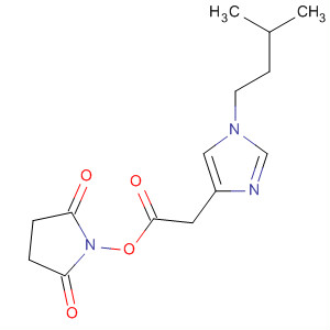 497160-70-0  2,5-Pyrrolidinedione, 1-[[[1-(3-methylbutyl)-1H-imidazol-4-yl]acetyl]oxy]-