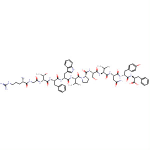 497162-08-0  L-Phenylalanine,L-arginylglycyl-L-threonyl-L-phenylalanyl-L-tryptophyl-L-valyl-D-prolyl-L-seryl-L-valyl-L-asparaginyl-L-tyrosyl-