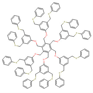 497162-62-6  Benzene, hexakis[[3,5-bis[(phenylthio)methyl]phenoxy]methyl]-