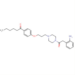 497164-53-1  Piperazine,1-[(2R)-aminophenylacetyl]-4-[3-[4-(1-oxohexyl)phenoxy]propyl]-