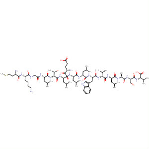 497172-58-4  L-Valine,L-methionyl-L-lysylglycyl-L-leucyl-L-threonyl-L-a-glutamyl-L-leucyl-L-leucyl-L-leucyl-L-tryptophyl-L-valyl-L-leucyl-L-alanyl-L-seryl- 497172-58-4  L-Valine,L-methionyl-L-lysylglycyl-L-leucyl-L-threonyl-L-a-glutamyl-L-leucyl-L-leucyl-L-leucyl-L-tryptophyl-L-valyl-L-leucyl-L-alanyl-L-seryl-