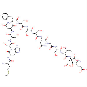 497180-76-4  L-Aspartic acid,L-methionyl-L-histidyl-L-seryl-L-seryl-L-asparaginyl-L-phenylalanyl-L-seryl-L-seryl-L-seryl-L-asparaginylglycyl-L-seryl-L-threonyl-L-a-glutamyl-
