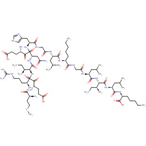 497182-06-6  L-Lysine,L-methionyl-L-a-glutamyl-L-arginyl-L-isoleucyl-L-a-glutamyl-L-asparaginyl-L-histidylglycyl-L-leucyl-L-lysylglycyl-L-leucyl-L-isoleucyl-L-leucyl-
