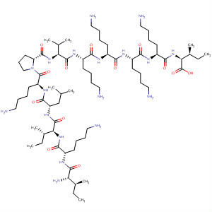497212-99-4  L-Isoleucine,L-isoleucyl-L-lysyl-L-isoleucyl-L-leucyl-L-lysyl-L-prolyl-L-valyl-L-lysyl-L-lysyl-L-lysyl-L-lysyl-