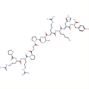 497213-08-8  L-Tyrosine,L-prolyl-L-arginyl-L-arginyl-L-prolylglycyl-L-prolyl-L-threonyl-L-arginyl-L-lysyl-L-histidyl- 497213-08-8  L-Tyrosine,L-prolyl-L-arginyl-L-arginyl-L-prolylglycyl-L-prolyl-L-threonyl-L-arginyl-L-lysyl-L-histidyl-