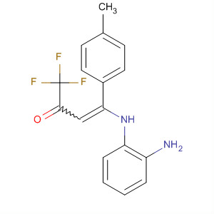 497222-14-7  3-Buten-2-one,4-[(2-aminophenyl)amino]-1,1,1-trifluoro-4-(4-methylphenyl)-