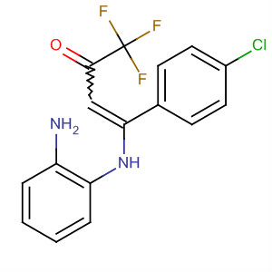 497222-16-9  3-Buten-2-one,4-[(2-aminophenyl)amino]-4-(4-chlorophenyl)-1,1,1-trifluoro-