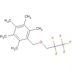 497222-38-5  Benzene, pentamethyl[(2,2,3,3,3-pentafluoropropoxy)methyl]-