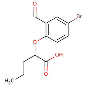 497225-60-2  Pentanoic acid, 2-(4-bromo-2-formylphenoxy)- 497225-60-2  Pentanoic acid, 2-(4-bromo-2-formylphenoxy)-