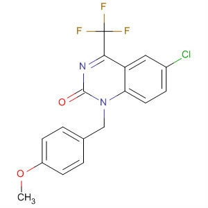 497235-37-7  2(1H)-Quinazolinone,6-chloro-1-[(4-methoxyphenyl)methyl]-4-(trifluoromethyl)-