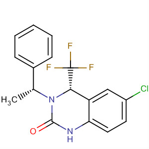 497235-57-1  2(1H)-Quinazolinone,6-chloro-3,4-dihydro-3-[(1R)-1-phenylethyl]-4-(trifluoromethyl)-, (4S)-